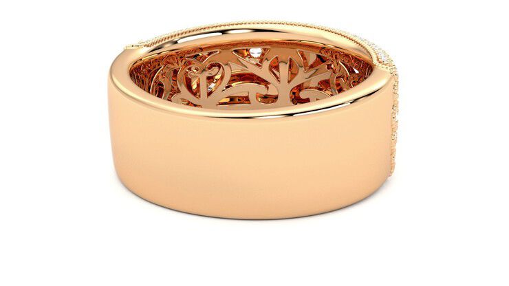 Taylor & Hart Tessellaire Wedding Ring 360 degree image 14