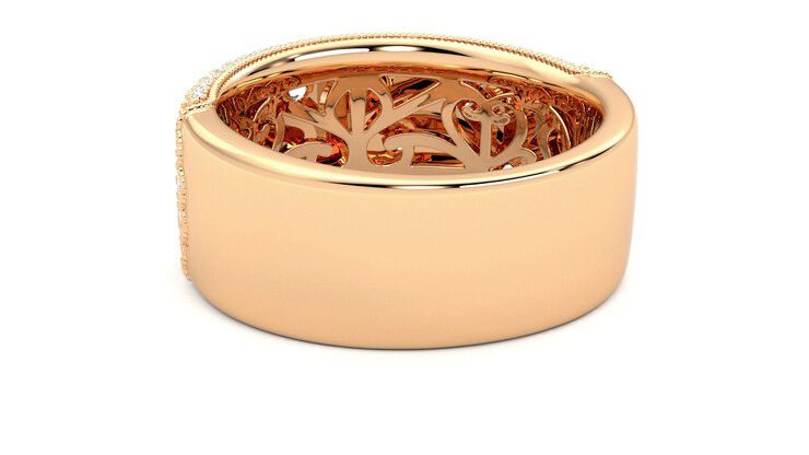 Taylor & Hart Tessellaire Wedding Ring 360 degree image 16