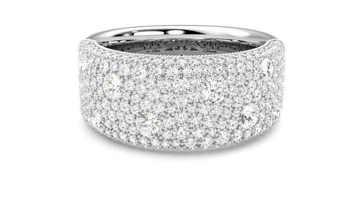 Taylor & Hart Tessellaire Wedding Ring 360 degree image 0