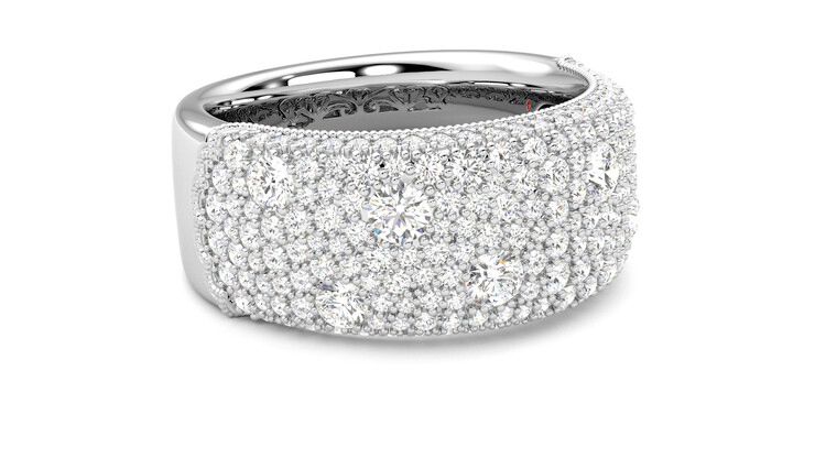 Taylor & Hart Tessellaire Wedding Ring 360 degree image 6