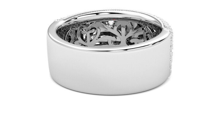 Taylor & Hart Tessellaire Wedding Ring 360 degree image 14