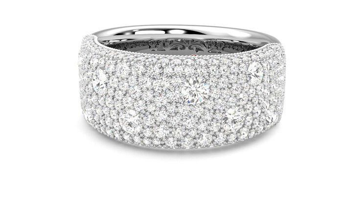 Taylor & Hart Tessellaire Wedding Ring 360 degree image 27