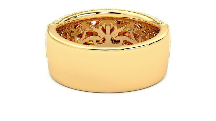 Taylor & Hart Tessellaire Wedding Ring 360 degree image 15