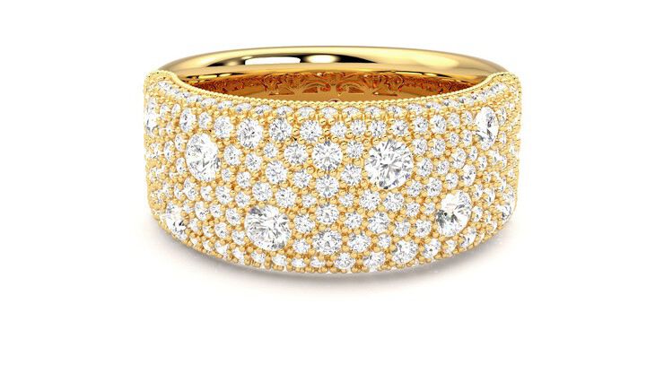 Taylor & Hart Tessellaire Wedding Ring 360 degree image 29