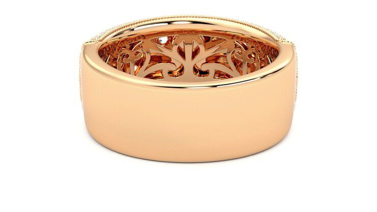 Taylor & Hart Tessellaire Wedding Ring 360 degree image 15