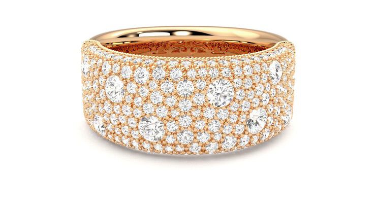 Taylor & Hart Tessellaire Wedding Ring 360 degree image 29