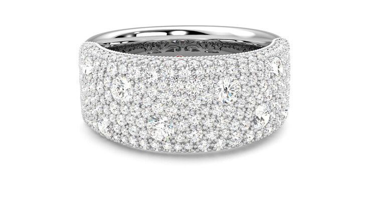 Taylor & Hart Tessellaire Wedding Ring 360 degree image 2