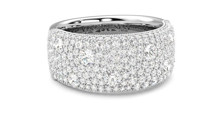 Taylor & Hart Tessellaire Wedding Ring 360 degree image 4