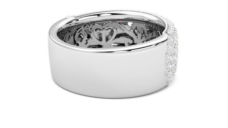 Taylor & Hart Tessellaire Wedding Ring 360 degree image 13