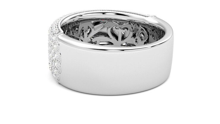 Taylor & Hart Tessellaire Wedding Ring 360 degree image 17