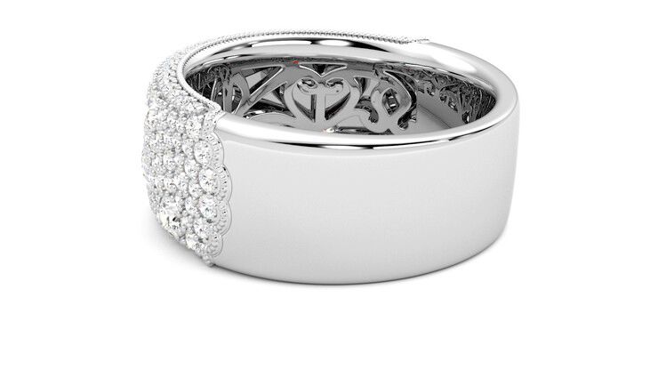 Taylor & Hart Tessellaire Wedding Ring 360 degree image 18