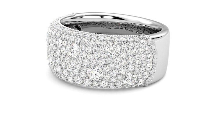 Taylor & Hart Tessellaire Wedding Ring 360 degree image 23