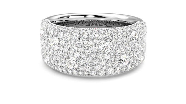 Taylor & Hart Tessellaire Wedding Ring 360 degree image 28