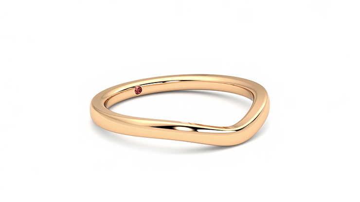 Taylor & Hart Vale Wedding Ring 360 degree image 6