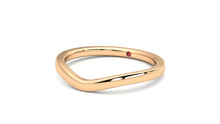 Taylor & Hart Vale Wedding Ring 360 degree image 25