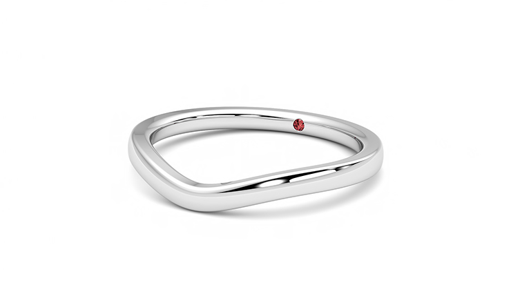 Taylor & Hart Vale Wedding Ring 360 degree image 25