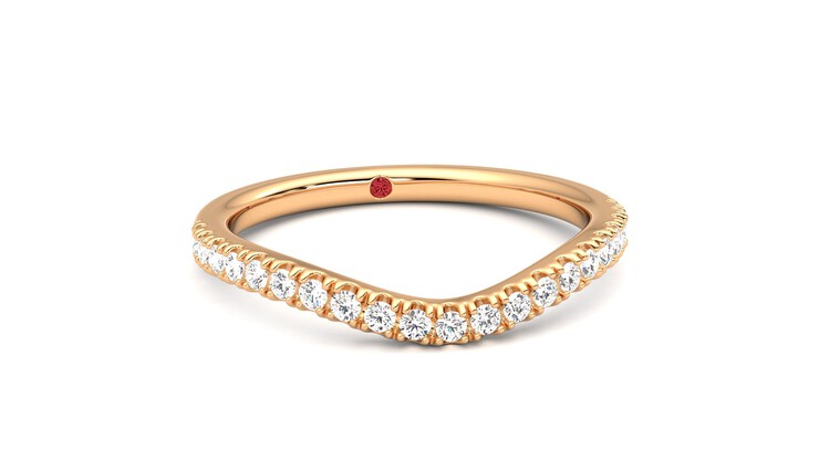 Taylor & Hart Vale Wedding Ring 360 degree image 3