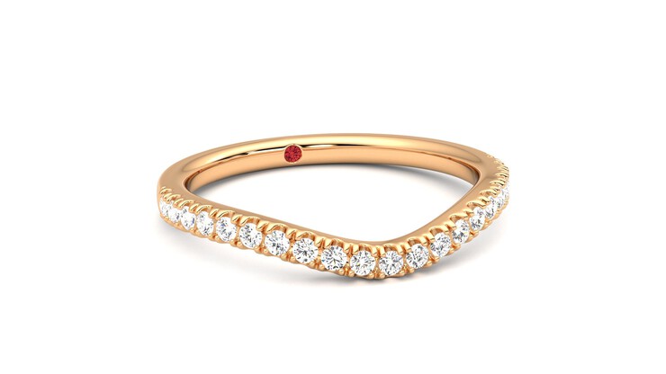 Taylor & Hart Vale Wedding Ring 360 degree image 4