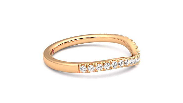 Taylor & Hart Vale Wedding Ring 360 degree image 9