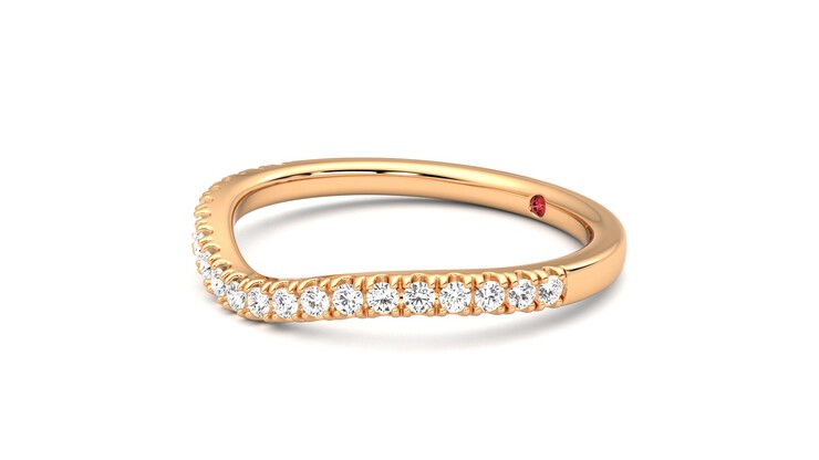 Taylor & Hart Vale Wedding Ring 360 degree image 23