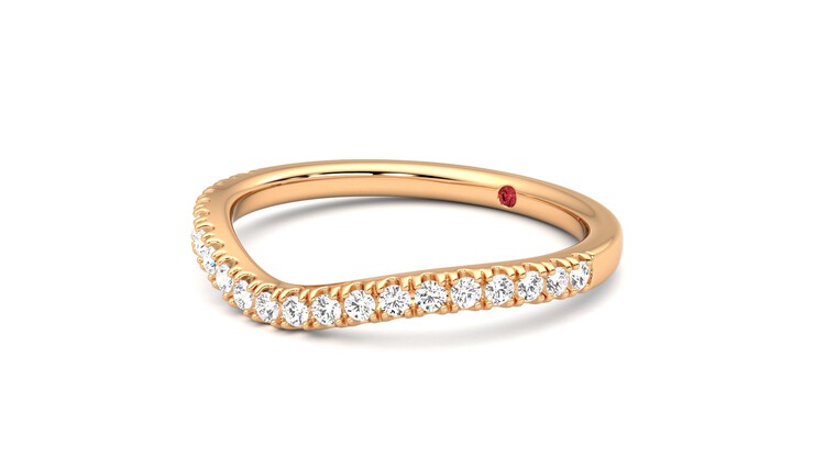 Taylor & Hart Vale Wedding Ring 360 degree image 24