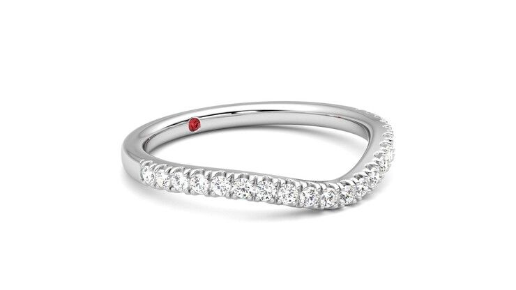 Taylor & Hart Vale Wedding Ring 360 degree image 6