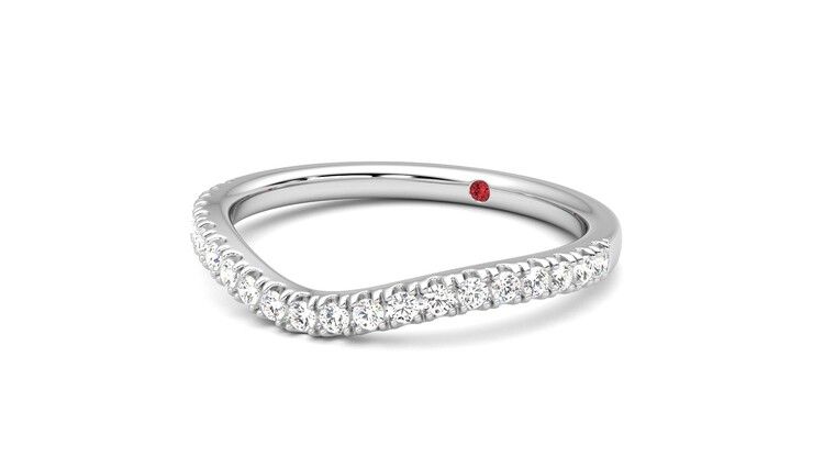 Taylor & Hart Vale Wedding Ring 360 degree image 25