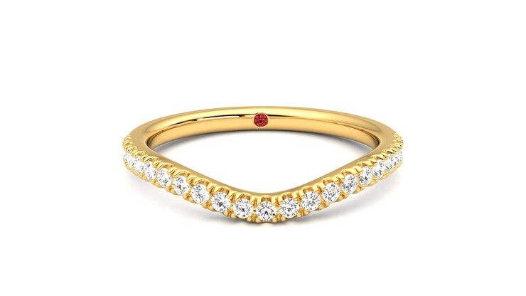 Taylor & Hart Vale Wedding Ring 360 degree image 1