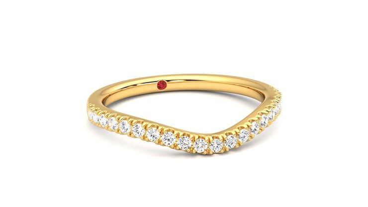 Taylor & Hart Vale Wedding Ring 360 degree image 4