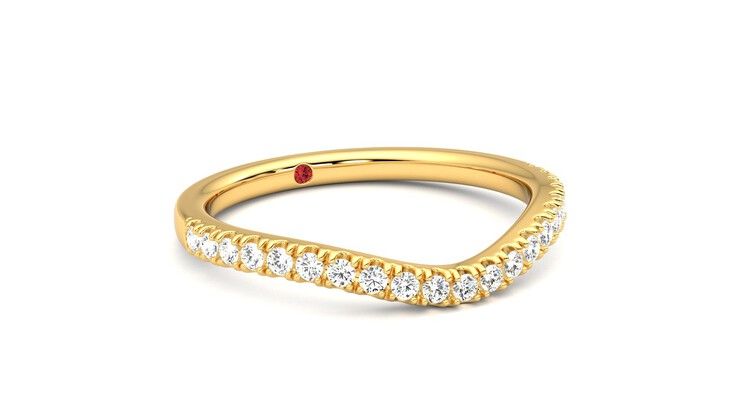Taylor & Hart Vale Wedding Ring 360 degree image 5