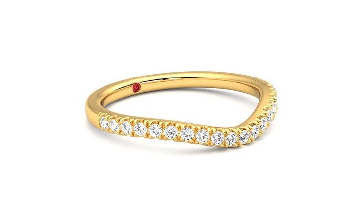 Taylor & Hart Vale Wedding Ring 360 degree image 6