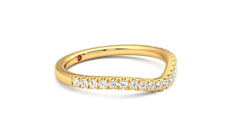 Taylor & Hart Vale Wedding Ring 360 degree image 7
