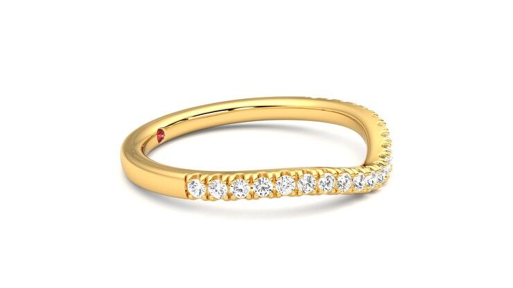 Taylor & Hart Vale Wedding Ring 360 degree image 8