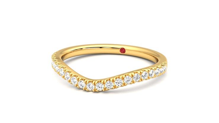 Taylor & Hart Vale Wedding Ring 360 degree image 25