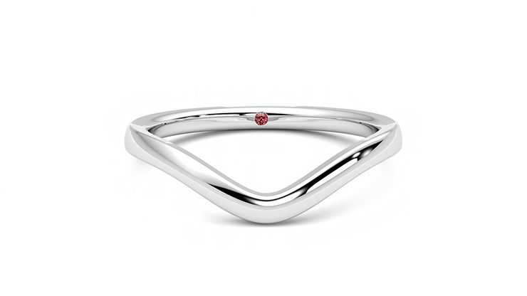 Taylor & Hart Valley Wedding Ring 360 degree image 1