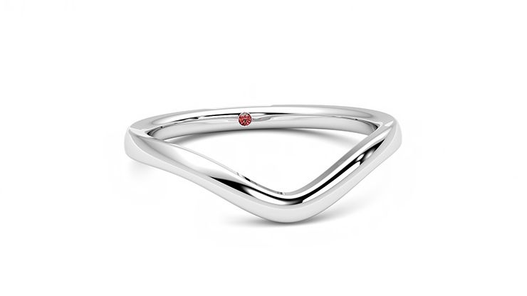 Taylor & Hart Valley Wedding Ring 360 degree image 3