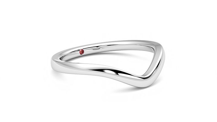 Taylor & Hart Valley Wedding Ring 360 degree image 6