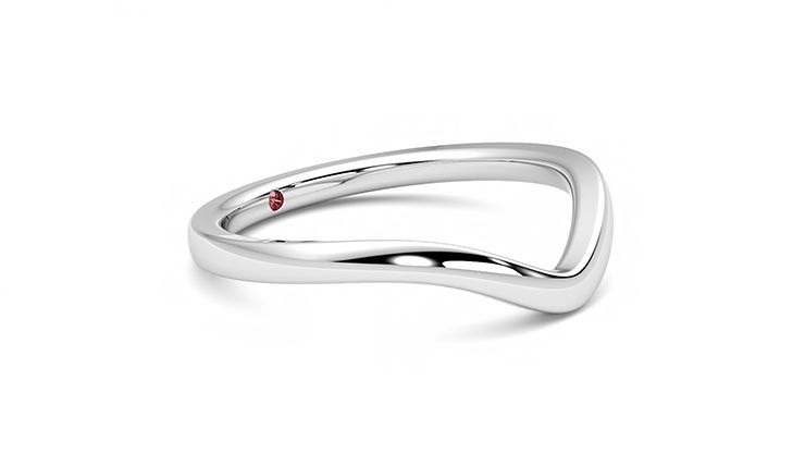 Taylor & Hart Valley Wedding Ring 360 degree image 7