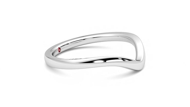 Taylor & Hart Valley Wedding Ring 360 degree image 8