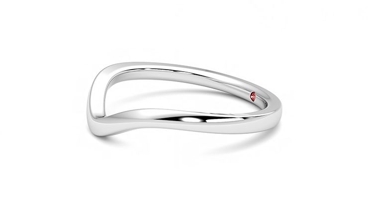 Taylor & Hart Valley Wedding Ring 360 degree image 22