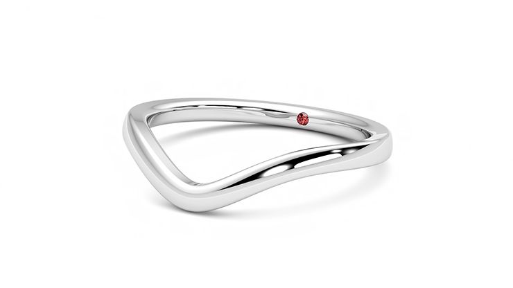 Taylor & Hart Valley Wedding Ring 360 degree image 25