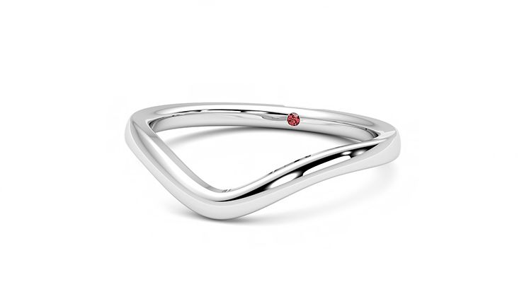 Taylor & Hart Valley Wedding Ring 360 degree image 26