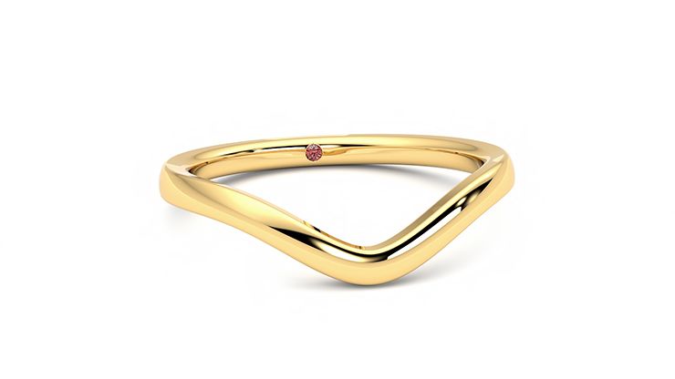 Taylor & Hart Valley Wedding Ring 360 degree image 3