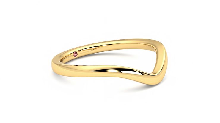 Taylor & Hart Valley Wedding Ring 360 degree image 7