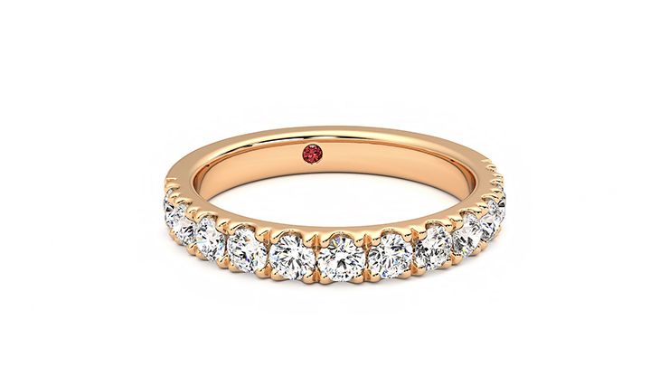 Taylor & Hart Violet Wedding Ring 360 degree image 3