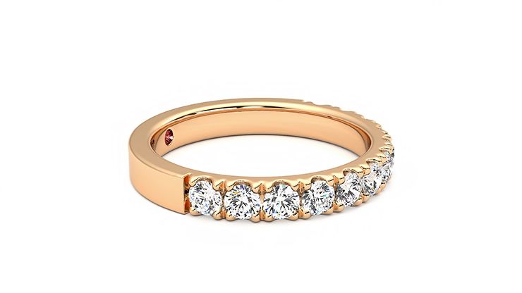 Taylor & Hart Violet Wedding Ring 360 degree image 8
