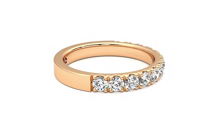 Taylor & Hart Violet Wedding Ring 360 degree image 9