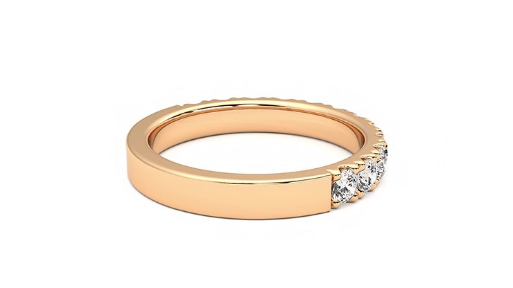 Taylor & Hart Violet Wedding Ring 360 degree image 12