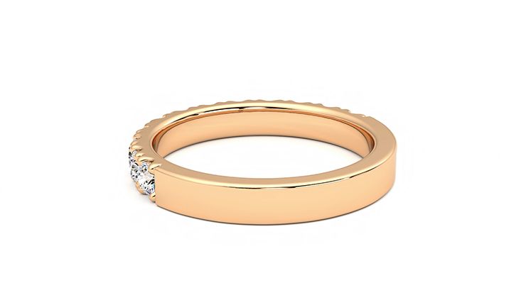 Taylor & Hart Violet Wedding Ring 360 degree image 17