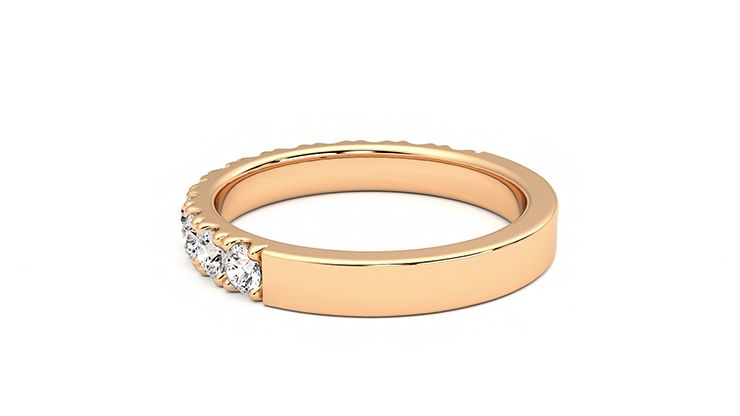 Taylor & Hart Violet Wedding Ring 360 degree image 18
